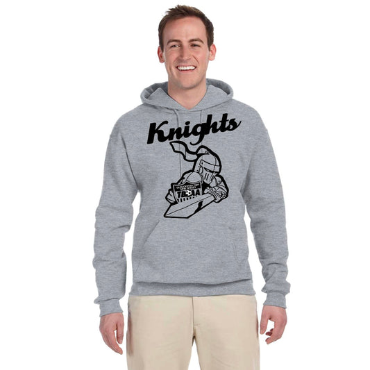 KNIGHTS Athletic Heather Hoodie with Black image