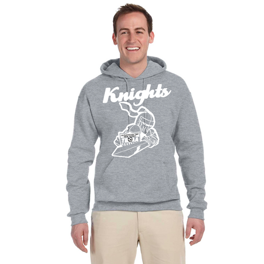 KNIGHTS  Athletic Heather Hoodie with White image