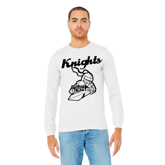 KNIGHTS white Long Sleeve with Black image