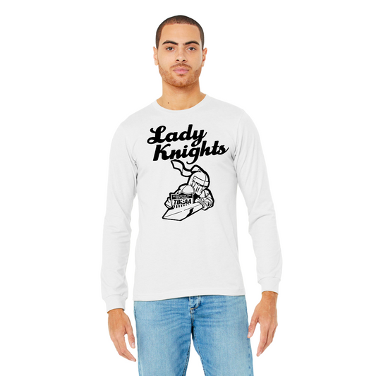 LADYKNIGHTS white Long Sleeve with Black image